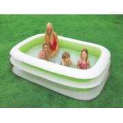 Rent to own Intex Multicolor Plastic 203 gal. Water Capacity Rectangular Inflatable Pool 103 Lx22 Hx69 W in.