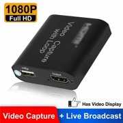 Rent to own Maynos Capture Card, HDMI Video Game Converter with Loop Out, HDMI to USB Capture Device Support Full HD 1080P Video for Gaming, Streaming, Teaching