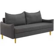 Rent to own Modstyle Fabric Loveseat Sofa Couch for Living Room, Dark Gray