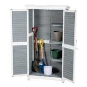 Rent to own Outdoor Garden Wooden Storage Cabinet Furniture Waterproof Tool Shed Blinds Lockers Nature Wood