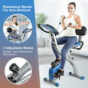Rent to own Wonder Maxi Folding Magnetic Exercise Bike Upright Recumbent Indoor Workout Bike (Blue)
