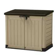 Rent to own Outdoor Resin Horizontal Storage Shed