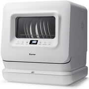 Rent to own Costway Portable Countertop Dishwasher Compact Dishwashing Machine w/7.5L Openable Water Tank & Inlet Hose