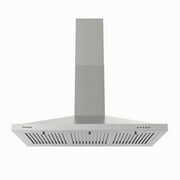 Rent to own 36 inch Range Hood Wall Mount Vent Hood Stainless Steel Ducted/Ductless 3 Speed Exhaust Fan