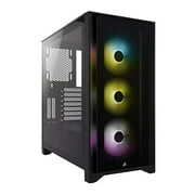 Rent to own Corsair iCUE 4000X RGB Mid-Tower ATX PC Case - Black