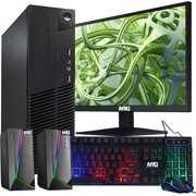 Rent to own Lenovo ThinkCentre Computer Desktop PC, Intel Core i5 3.1 GHz, 8GB RAM, 500GB HDD, MTG New 20 inch LED Monitor, RGB Speaker and Keyboard Mouse, WiFi, Windows 10 Pro (Restored)