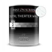 Rent to own Paint On Screen Projector Screen Paint (G002 Digital Theater White - Gallon)