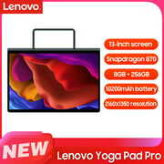Rent to own New Lenovo Yoga Pad Pro Wireless Tablet WIFI Tablet Snapdragon 870 Octa-Core 8GB RAM 256GB ROM 13 inch large screen Android 11 PC 10200mAh Grey