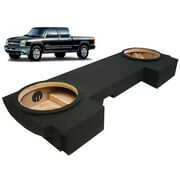 Rent to own 2001-2007 Chevy Silverado 2500Hd Crew Cab Dual 12" Stereo Subwoofer Sub Box New