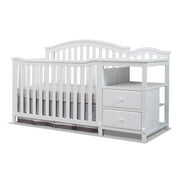 Rent to own Sorelle Furniture Berkley 4-in-1 Convertible Crib and Changer, White