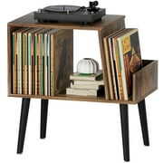 Rent to own Record Player Stand, Record Player Table Turntable Stand, Vinyl Record Storage Multifunctional Bookcase for Albums LP