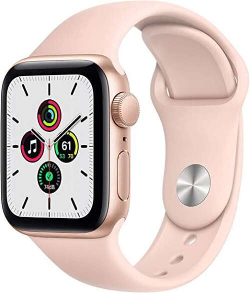 Restored Apple Watch Series SE 40MM Rose Gold - Aluminum Case - Pink Sand Sport Band (Refurbished Grade A)