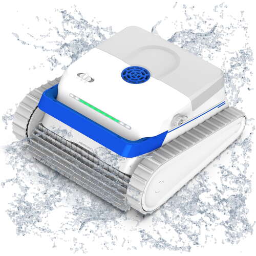Rent to own AIRROBO PC100 Cordless Robotic Pool Cleaner with Wall Climbing and Powerful Active Scrubbing for Inground & Above Ground Flat Pools up to 3100 Sqft
