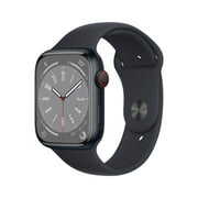 Rent to own Apple Watch Series 8 GPS + Cellular 45mm Midnight Aluminum Case with Midnight Sport Band - M/L - Refurbished