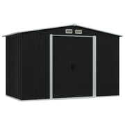 Rent to own 8' x 6' Outdoor Metal Storage Shed, Sheds&Outdoor Storage Clearance with Lockable Door, Outdoor Bike Shed for Backyard, Patio