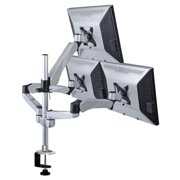 Rent to own Cotytech Triple Monitor Desk Mount Spring Arm Quick Release With 2-in-1 Base