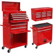 Rent to own 8-Drawer Tool Storage Cabinet, High Capacity Rolling Tool Chest with Wheels and Drawers, Red