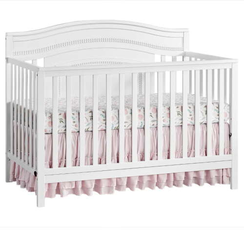 Rent To Own - Oxford Baby Luella 4 in1 Convertible Crib - White