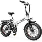 Rent to own Heybike Mars White Ebike:20"x4.0 Fat Tire BLUE Electric Bike with 500W Motor,48V 12.5AH Removable Battery,and Dual Shock Absorber for Adults