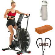 Rent to own Schwinn 100625 AD7 Airdyne Excersize Bike Bundle with Deco Essentials 27 Ounce Water Bottle, Workout Cooling Sport Towel and Deco Gear Magnetic Wireless Sport Earbuds