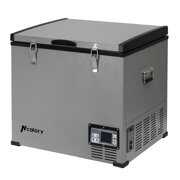 Rent to own Hcalory 60L Car Refrigerator, 64 Quart RV Fridge Portable  Freezer, 12/24V DC Electric Cooler for Driving Travel Camping Outdoor or  Home Refrigerator Substitute