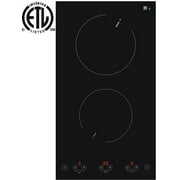 Rent to own RamblewoodGreen 12" 2 Hob Induction Cooktop, ICQ2-31C1