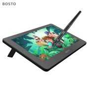 Rent to own BOSTO BT-12HD Graphics Drawing Tablet Monitor with Interactive Stylus Pen/Tilt Function, 11.6inch 1366x768 Display 8192 Pressure Level Passive