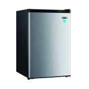 Rent to own Danby 4.5 Cu Ft Mini Fridge with True Freezer, Stainless Steel