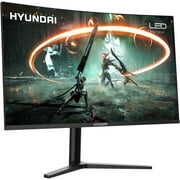 Rent to own Hyundai 32-Inch Curved Gaming Monitor, 165Hz, 1080p Full HD (1920x1080) LED, HDMI, VESA Mountable, Black, 32CGM Series