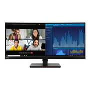 Rent to own Lenovo ThinkVision P34w-20 34.14" WQHD Ultra-Wide Curved Monitor
