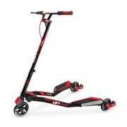 Rent to own YVOLUTION Y Flaker Lift Red, The Original Swing Wiggle Scooter, 3 Wheels Self-Push Drift Scooter for Boys & Girls Age 7+ Years