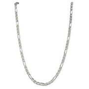 Rent to own Sterling Silver 5.5mm Figaro Anchor Chain