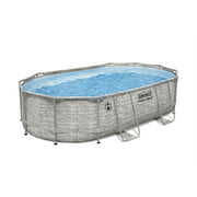 Rent to own Coleman Power Steel 16 ft. x 10 ft. x 42 in. Oval Above Ground Pool Set