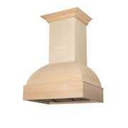 Rent to own ZLINE 48 in. Unfinished Wooden Wall Mount Range Hood - Includes Motor
