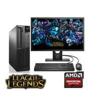 Rent to own Lenovo M92P Desktop Gaming Computer PC, 22" Monitor, Intel Quad-Core i5 3.2GHz Processor 8GB RAM 500GB Hard Drive Windows 11 Pro with AMD Radeon RX Graphics Card (League of Legends Ready)