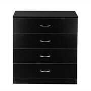 Rent to own UBesGoo Modern Dresser Storage Chest Organizer Unit with 4 Drawers for Bedroom, Living Room,Black