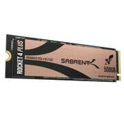 Rent to own Sabrent Rocket 4 PLUS SB-RKT4P-500 500 GB Solid State Drive, M.2 2280 Internal, PCI Express NVMe (PCI Express NVMe 4.0 x4)