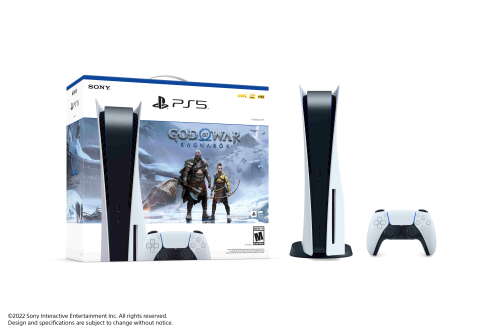 Rent to own Sony PlayStation 5 Console – God of War Ragnarok Bundle