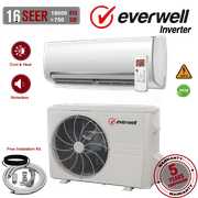 Rent to own 18000 BTU Air Conditioner Mini Split 16 SEER INVERTER AC Ductless Heat Pump 220V