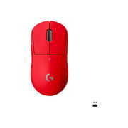 Rent to own Logitech G PRO X SUPERLIGHT Wireless Gaming Mouse, Ultra-Lightweight, HERO 25K Sensor, 25,600 DPI, 5 Programmable Buttons - Red; - Mouse - optical - 5 buttons - wireless - LIGHTSPEED - Logitech LIGHTSPEED receiver - red