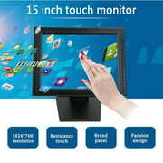 Rent to own Flkoendmall 15Inch Touch Screen LED VGA POS TouchScreen Monitor Retail Kiosk Restaurant Bar