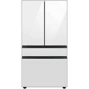 Rent to own Samsung RF23BB860012 23 Cu. Ft. Bespoke White Glass Counter Depth 4-Door French Door Smart Refrigerator