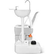 Rent to own YITAHOME 5.3 Gallon Portable Sink Toilet: 17 L Hand Washing Station & Flush Potty, for Outdoor, Camping, RV, Boat, Camper, Travel