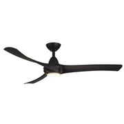 Rent to own Droid 52-inch LED Ceiling Fan with Remote Control Matte Black N/A Matte