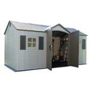 Rent to own Lifetime 15 x 8 ft. Outdoor Storage Shed