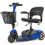 Rent to own Cottinch 3 Wheels Travel Mobility Scooter, Power Electric Mobility Scooter for  Elderly, Adults, Handicapped, Blue