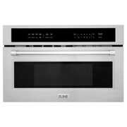 Rent to own ZLINE 30" 1.6 cu ft. Built-in Convection Microwave Oven in DuraSnow Stainless Steel with Speed and Sensor Cooking