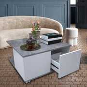 Rent to own Living Room Coffee Table Modern End Table Centre Table With Drawer