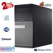 Rent to own Dell 9020 Desktop Tower Computer Intel Core i5-4th Gen. Processor 16GB Ram, 240GB SSD, Keyboard & Mouse, Bto Wi-Fi Adapter, Windows 10 Professional PC