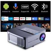 Rent to own Artlii Play3 Smart Projector Native 1080P 340 ANSI with Android 10 System, 4K Supported, Google Voice Assistant, 5G WiFi and Bluetooth